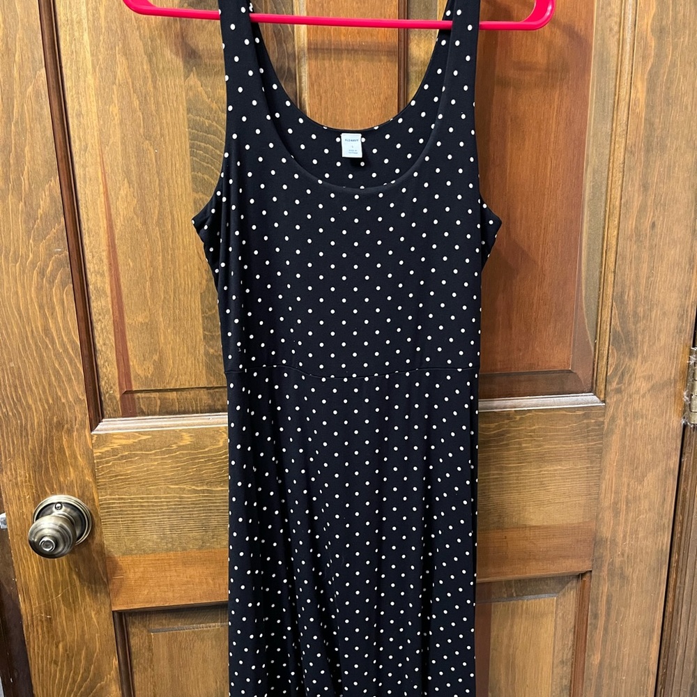 Black and white summer dress